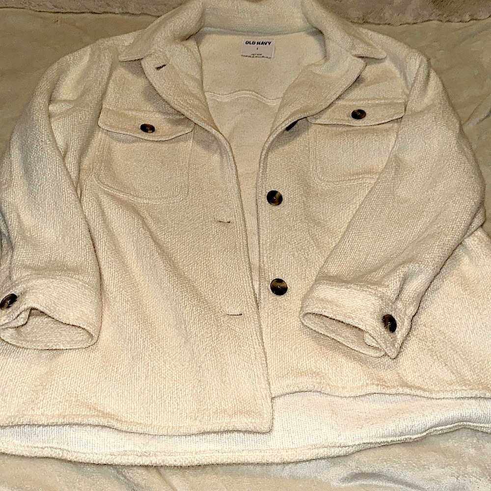 OLD NAVY WHITE SHACKET